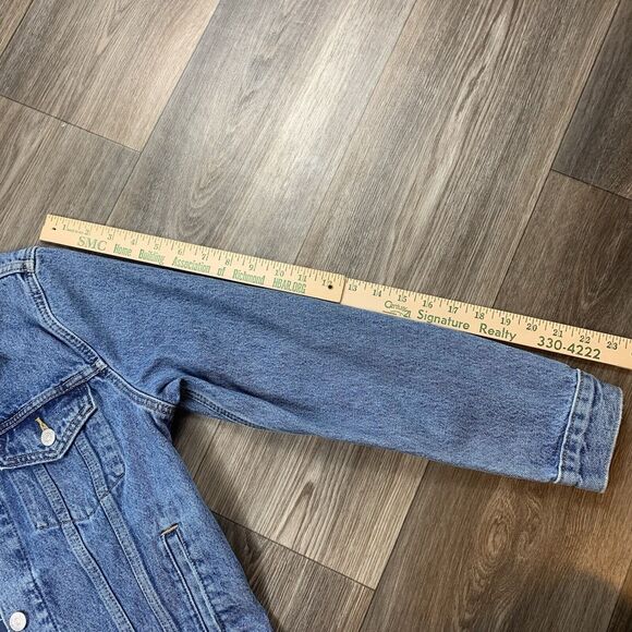 Levi's Red Label Women's Denim Trucker Jacket in Blue Sz M - Picture 5 of 7